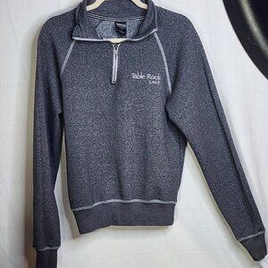 Signature Sportswear Concepts Grey Qtr Zip Cotton Poly Table Rock Sweatshirt SM